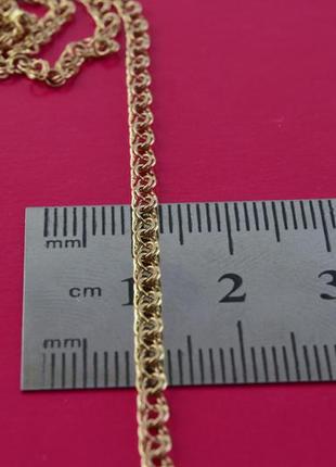 ‼золотая цепочка цепь золотий ланцюг 5,03 гр 55 см золото 585*4 фото