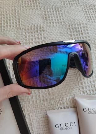 Окуляри очки uv400 маска великі темні спорт вело сонцезахисні стильні модні нові6 фото