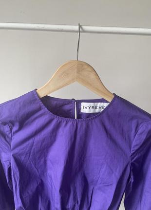 Бавовняна блуза на резинці ivyrevel6 фото