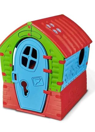 Качественный детский пластиковый садовый домик мечта palplay, в-во польша, р.90х95х110см