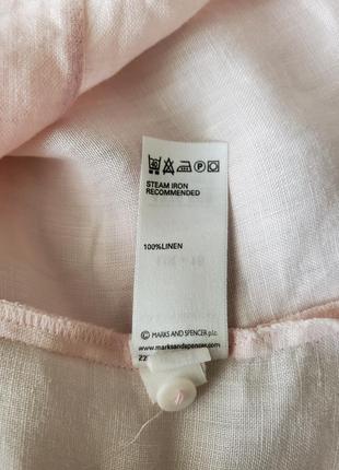 Шикарна брендова льняна блузка8 фото