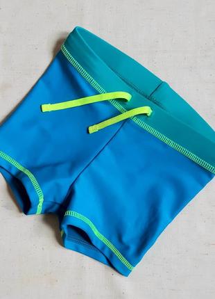 Плавки h&amp;m швеція жовто-блакитні шорти купальні пляжні на 1-2 роки