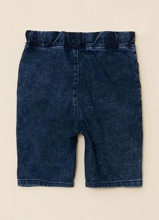 12-18/18-24 см нові фірмові джинсові шорти для хлопчика з еластичною талією варені lc waikiki2 фото