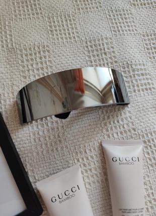 Окуляри очки uv400 маска темні срібло спорт стім панк сонцезахисні стильні модні нові6 фото