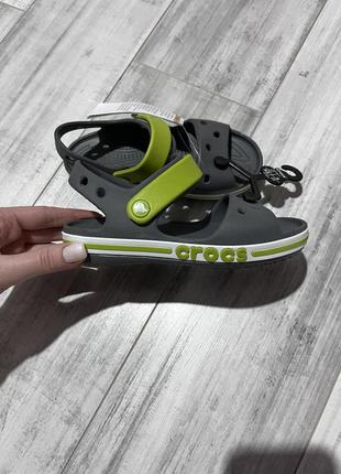 Босоножки кроксы crocs для мальчика