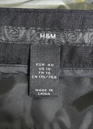 Лляні шорти h&m р. eur 40 льон кежуал7 фото
