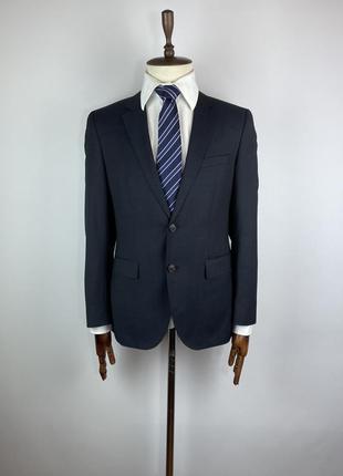 Мужской шерстяной пиджак блейзер hugo boss the james4/sharp6 guabello wool blazer