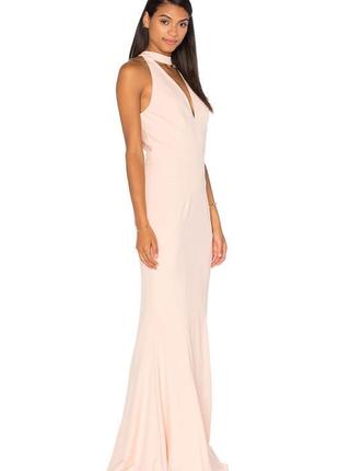 Урочиста персикова сукня максі, силуету рибка jarlo