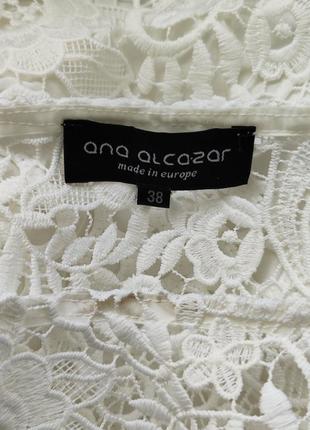 ♥️1+1=3♥️ ana alcazar європа мереживна сукня із шовковими рукавами8 фото