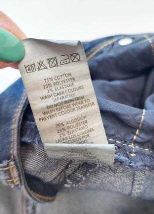 Женские темно-синие зауженные джинсы с низкой посадкой от бренда denim co4 фото