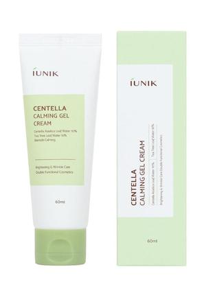 Крем-гель для лица с центеллой iunik centella calming gel cream 60 ml1 фото