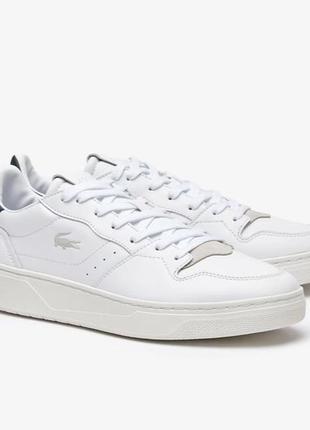 Стильні кросівки кеди lacoste court-lisse leather sneakers1 фото