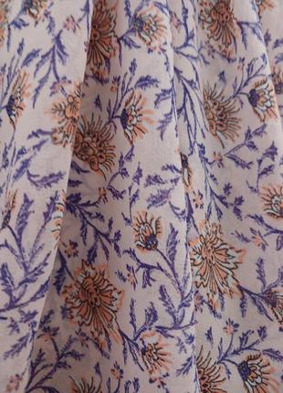Легеньке літнє плаття до підлоги, сарафан з квітковим принтом3 фото