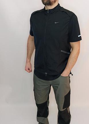 Жилетка мужская чёрная nike размер - l
