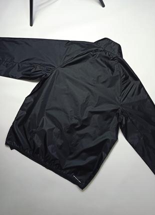 Ветровка тонкая мужская чёрная slazenger (складывается а карман) размер - m.6 фото