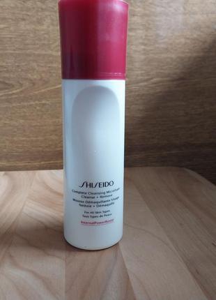 Shiseido очищающая пенка для снятия макияжа complete cleansing microfoam