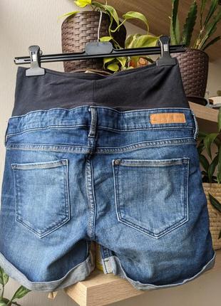 Джинсовые шорты для беременных h&amp;m размер 36 s2 фото