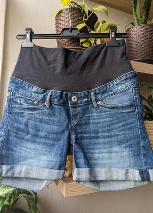 Джинсовые шорты для беременных h&amp;m размер 36 s