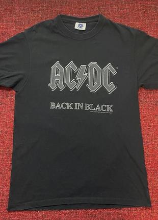 Ac/dc футболка мерч винтаж 2004 на бланке starworld