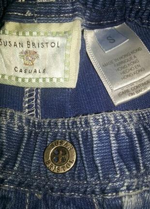 Джинсовая макси юбочка с карманами susan bristol 12 uk3 фото