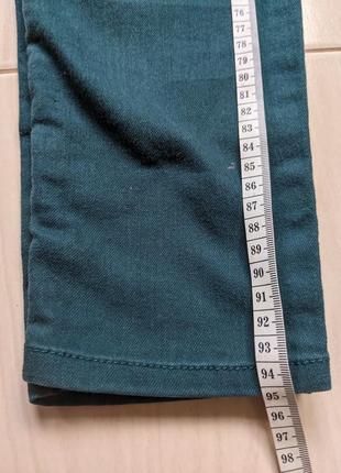Штани для вагітних h&m розмір 36 s темно-зелені7 фото