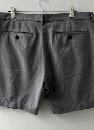 Hm wide classic grey shorts шорты широкие классические брючные оригинал серые легкие летние2 фото