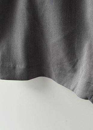 Hm wide classic grey shorts шорты широкие классические брючные оригинал серые легкие летние3 фото