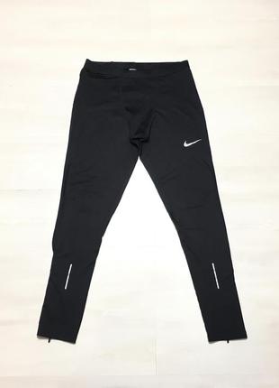 Nike фирменные черные мужские спортивные тайсы лосины2 фото