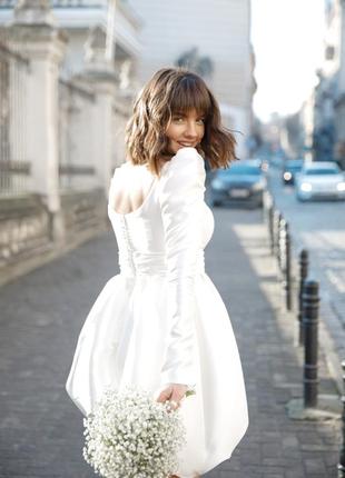 Сукня весільна, сукня на розписку, біла сукня milla nova4 фото
