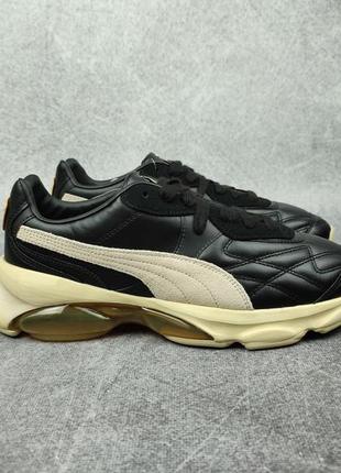 Puma cell Schwarz rhude шкіряні кросівки кожаные кроссовки