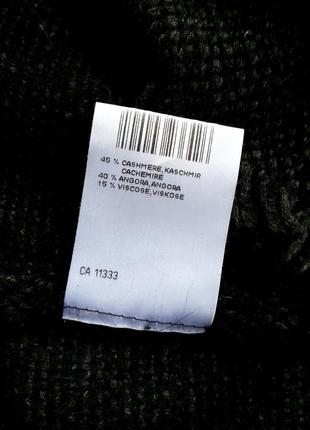 Marc cain кашемировый / ангоровый джемпер пуловер 100% оригинал свитер кофта7 фото