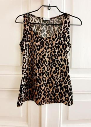 Нова леопардова коротка майка d&g underwear з приємного трикотажу.1 фото