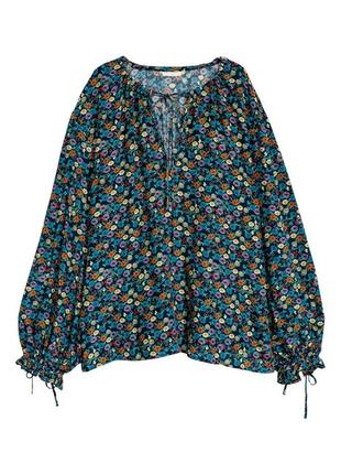 Свободная блуза в цветах h&amp;m1 фото