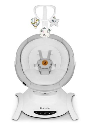 Крісло-гойдалка lionelo bella grey concrete