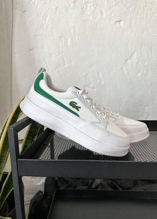 Кроссовки lacoste joggeur white2 фото