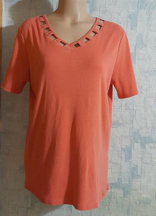 Бавовняна літня кофтинка р 48