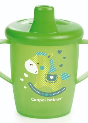 Поїльник-непроливайка canpol babies toys 250 мл зелений (31/200_gre)