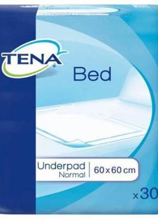 Пеленки для младенцев tena bed normal 60х60 см 30 шт (7322540525427)1 фото