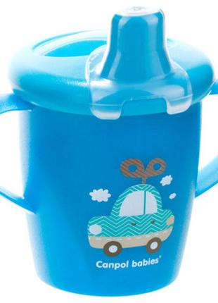 Поїльник-непроливайка canpol babies toys 250 мл блакитний (31/200_blu)2 фото