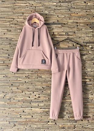 Трикотажный костюм утепленный на флисе (унисекс) ✨