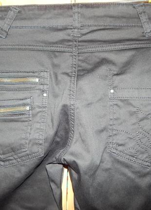 Зауженные котоновые брюки3 фото