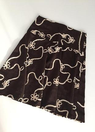 Юбка в цветах