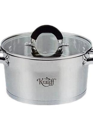 Кастрюля со стеклянной крышкой krauff 26-242-046 1.8 л 16 см