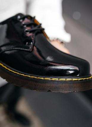 💞женские туфли💞dr. martens 1461 classic black, кожаные осенние/весенние мартинс, чёрные8 фото