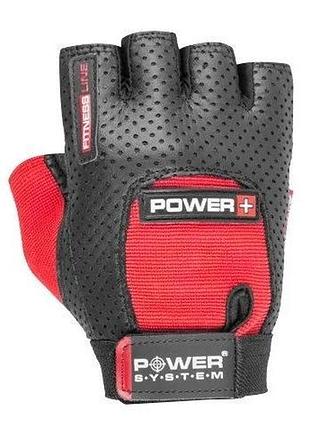 Перчатки для фитнеса power system ps-2500 black/red xs
