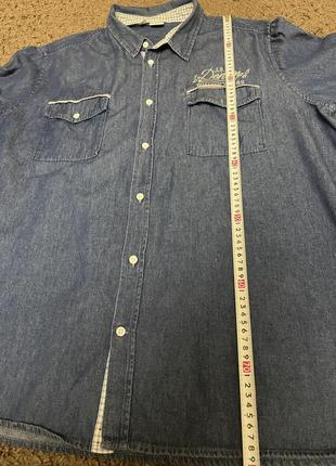 Рубашка мужская джинс4 фото