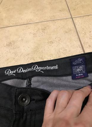 Классные фирменные джинсы черного цвета dept denim department #розвантажуюсь5 фото