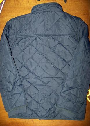 Темно-синяя демисезонная куртка-пиджак rebel 8-10 лет 140 см2 фото