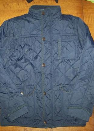 Темно-синяя демисезонная куртка-пиджак rebel 8-10 лет 140 см3 фото