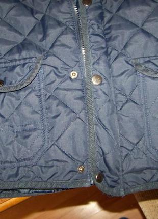 Темно-синяя демисезонная куртка-пиджак rebel 8-10 лет 140 см6 фото